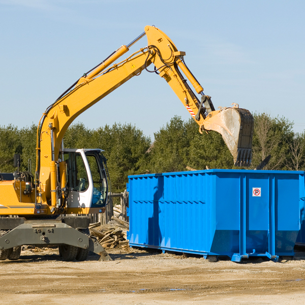 can i request a rental extension for a residential dumpster in Garvin MN